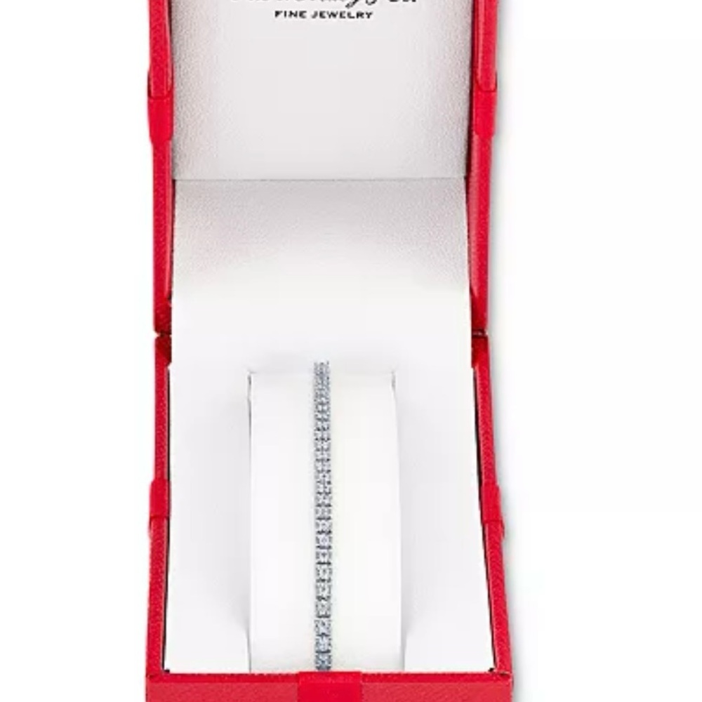 Macy’s Diamond Skinny Tennis Bracelet